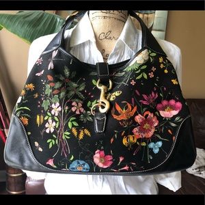 GUCCI Purse Limited Edition FLORAL KELLY PURSE